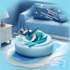Authentic Pokémon Eevee Sleeping Pose Series Blind Box Figurine Cartoon Cute Pokémon Doll Desktop Ornament